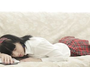 Buxom Schoolgirl Double Teamed And Ass Fucked