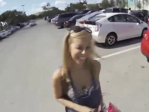 Blonde Teen Gets Her Shaved Pussy Pounded