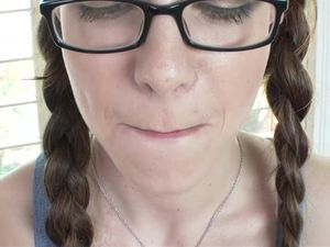Teen Cutie With Glasses Is Crazy For His Big Cock