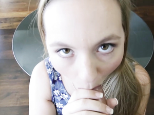 Curvy Good Girl Sucks The Cum Out Of Your Cock